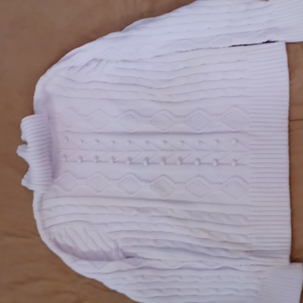 TurtleneckSweater 100% cotton XL, off white